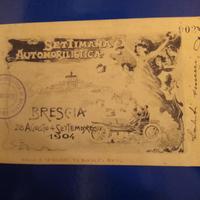 CARTOLINA *SETTIMANA  AUTOMOBILISTICA  BS   1904*