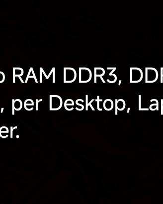 Lotto RAM DDR3, DDR2, DDR