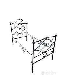 Letto singolo in ferro