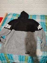felpa puma con cappuccio tg m 