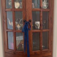 Angoliera legno vintage