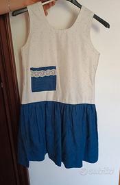 Vestito sartoriale bambina 10 anni
