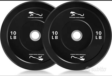 Coppia dischi Bumper da  9 KG TOTALI Nuovi