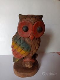Gufo in legno 