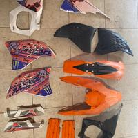 plastiche ktm exc 08 12 sx07 11