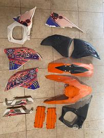 plastiche ktm exc 08 12 sx07 11