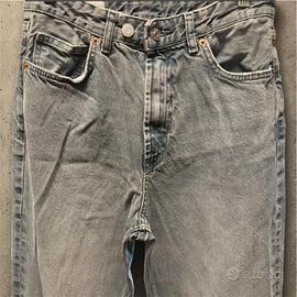 jeans zara grigi wide leg taglia 40 nuovi