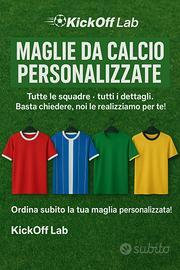 Maglie da calcio personalizzate – tutte le squadre