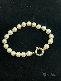 Bracciale gioiello in perle Akoya