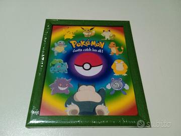 Quadro Pokémon con cornice verde edizione limitata