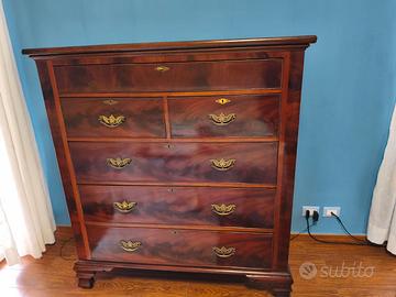 Mobile cassettiera inglese XIX secolo