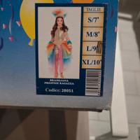 vestito carnevale Brasiliana prestigio ragazza