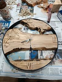 orologi da parete in legno