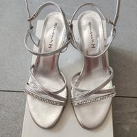 Sandalo argento con strass nr 36 NUOVI