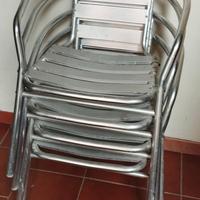 Sedie in alluminio da esterno 