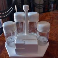 Set porta condimenti con porta stuzzicadenti