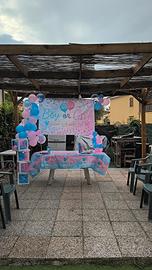 allestimento completo per Gender Reveal