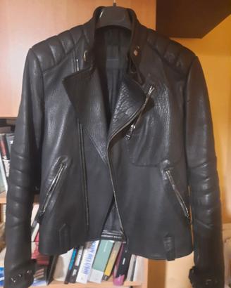 Belstaff Kendall Beckham Racer giacca pelle uomo M
