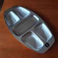 Vassoio Antipastiera Alessi Vintage – Acciaio Inox