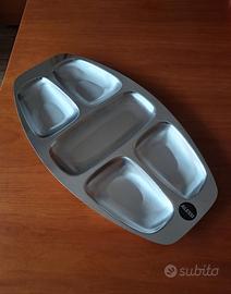 Vassoio Antipastiera Alessi Vintage – Acciaio Inox