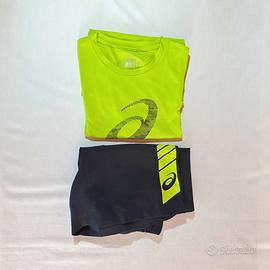 Set tennis bambino Asics taglia S, maglietta+short