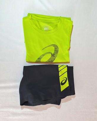 Set tennis bambino Asics taglia S, maglietta+short