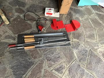 Spiedo elettrico per camino