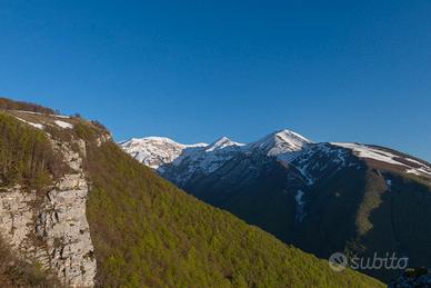 Valle Orfento dall'alto dimens. A3 Cm. 29,7 x 42