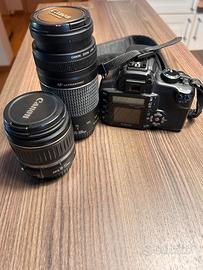 Canon EOS350D+18-55 + 75-300 USM–kit reflex Canon