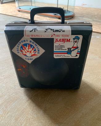 Palla da bowling con valigetta