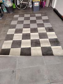 tappeto a quadri dimensione 160x230