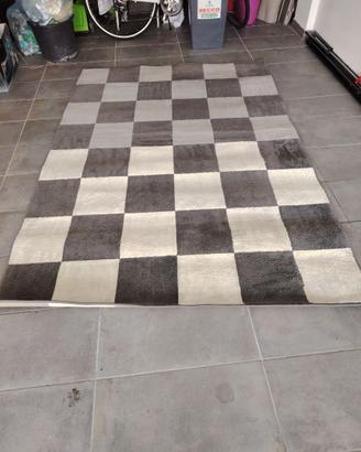tappeto a quadri dimensione 160x230