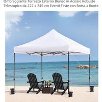 Gazebo 3x3 M Pieghevole Giardino Impermeabile