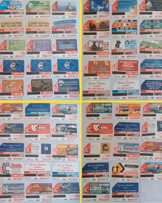 Collezione di 97 schede telefoniche