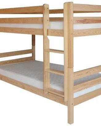 Letto a castello in legno trasformabile in 2 letti