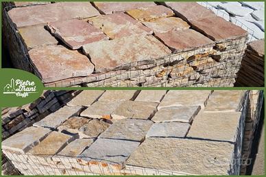 Piastrelle di Trani Tranciata sp. cm. 1-3 (10 Mq.)