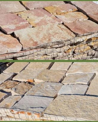 Piastrelle di Trani Tranciata sp. cm. 1-3 (10 Mq.)