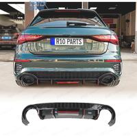 DIFFUSORE AUDI A3 21- LOOK RS3 CON LUCE DI STOP NE