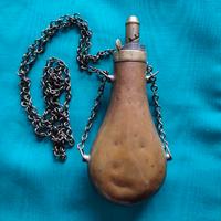 Antico porta polvere armi avancarica 1800