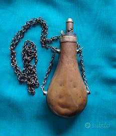 Antico porta polvere armi avancarica 1800