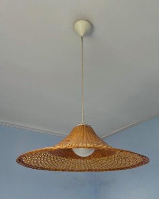 Lampadario in vimini