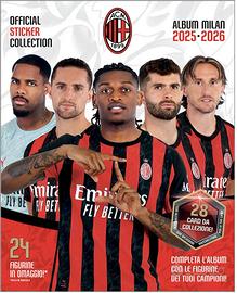 STICKER Album MILAN 2025/2026 + SET COMPLETO 216 f