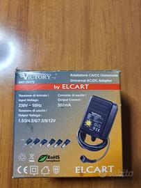 Alimentatore AC/DC 220V/500mA 6 spinotti