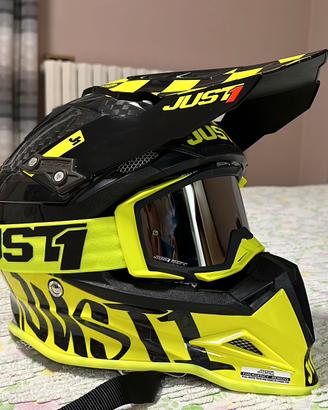 Casco da cross Just1 (FULL CARBON) M