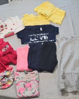 Lotto estivo bimba 2 anni 