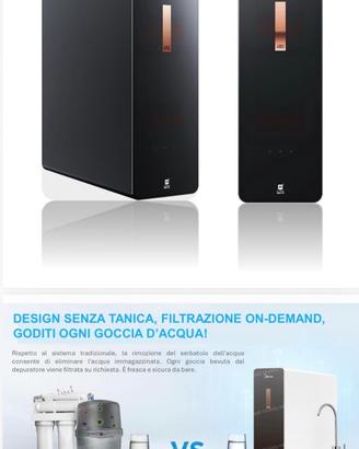 Addio bottiglie di plastica (depuratore)