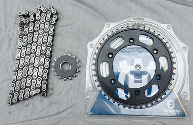 catena corona pignone husqvarna 701