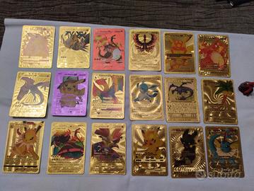 carte Pokémon dorate