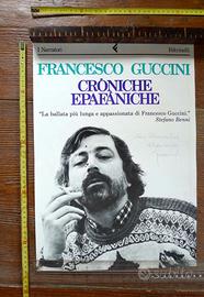 Francesco Guccini,POSTER  CRONICHE EPAFANICHE,1989