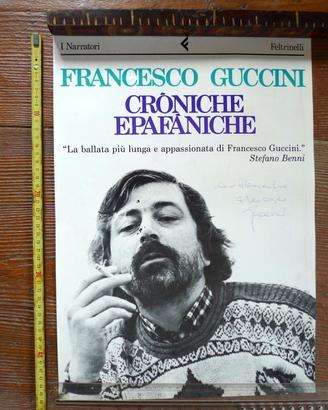 Francesco Guccini,POSTER  CRONICHE EPAFANICHE,1989
